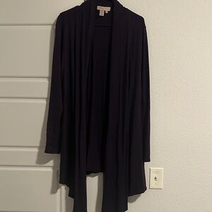 The Territory Ahead Women's Black Drape Cardigan